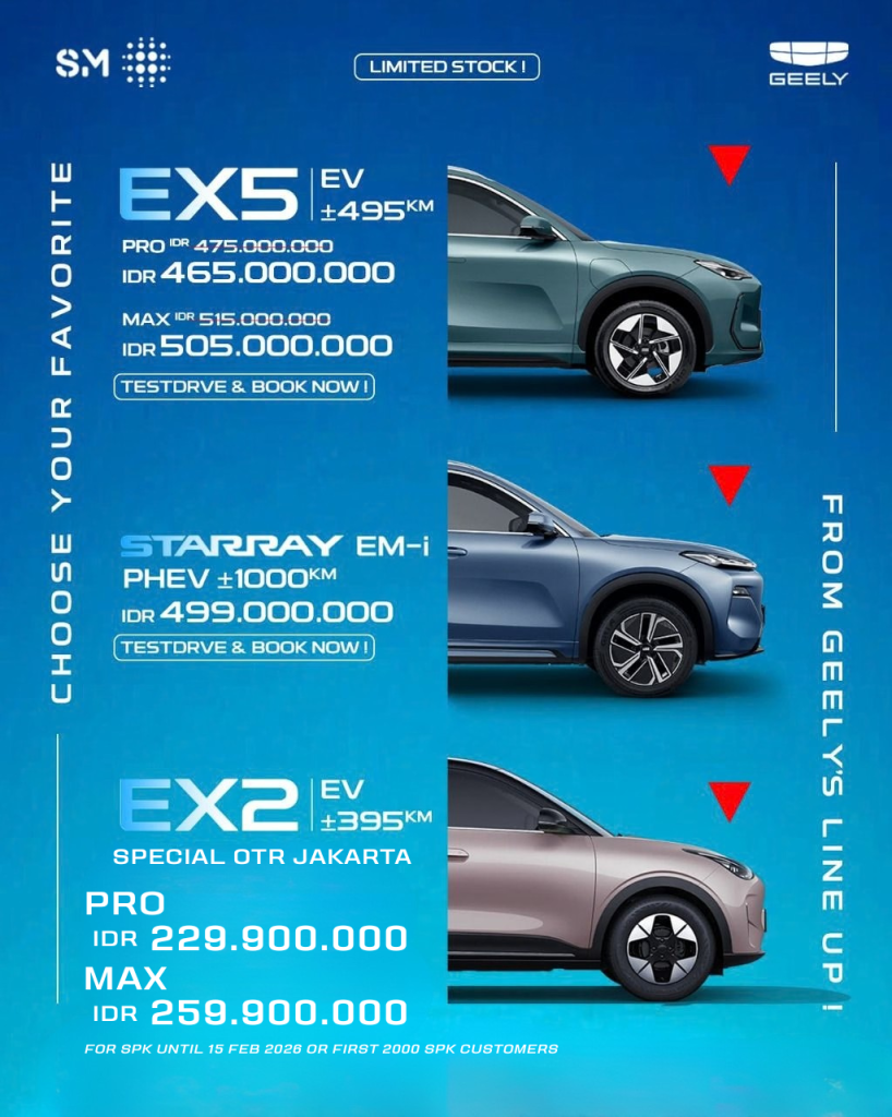 HARGA GEELY 2026